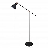 торшер arte lamp braccio a2054pn-1bk в Красноярске