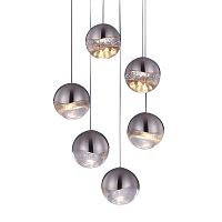 подвесной светильник globo 6u nickel от delight collection в Красноярске