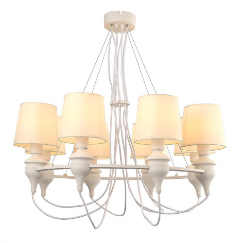 подвесная люстра arte lamp sergio a3326lm-8wh в Красноярске
