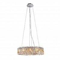 подвесная люстра crystal lux lirica sp10 d610 chrome в Красноярске