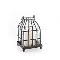 подсвечник-фонарь металлический со стеклом bird in cage i, 15 см в Красноярске