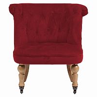 кресло amelie french country chair красное в Красноярске