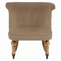 кресло amelie french country chair светло-коричневое в Красноярске