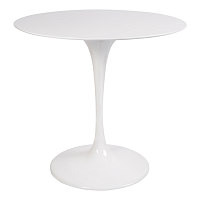 стол eero saarinen style tulip table top mdf d80 глянцевый белый в Красноярске