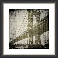 постер с паспарту в раме bridges of new york в Красноярске