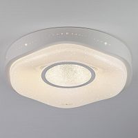 потолочный светодиодный светильник eurosvet shine 40011/1 led белый в Красноярске