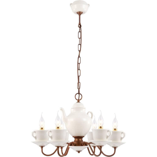 подвесная люстра arte lamp servizio a6483lm-6wh в Красноярске