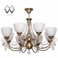 подвесная люстра mw-light фелиция 347016608 белая в Красноярске