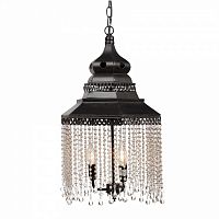 люстра подвесная черная с хрустальными подвесками chandelier в Красноярске