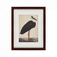 картина: black stork in a landscape, индия, 1780 в Красноярске