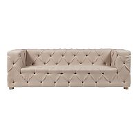 диван soho tufted прямой бежевый в Красноярске