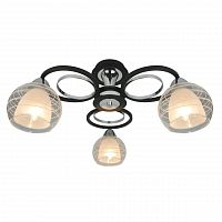 потолочная люстра arte lamp ginevra a1604pl-3bk в Красноярске