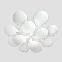 потолочная светодиодная люстра ambrella light orbital cloud fc26/12 wh 432w d1140 в Красноярске