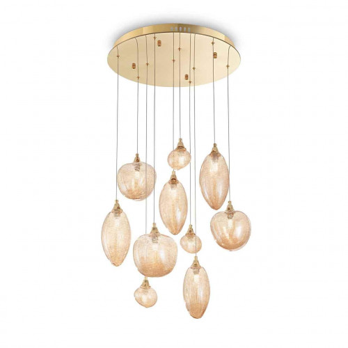 подвесная люстра ideal lux baco sp10 ottone в Красноярске