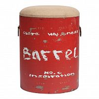 столик-табурет barrel red красный в Красноярске