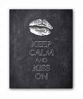 постер keep calm and kiss а4 в Красноярске