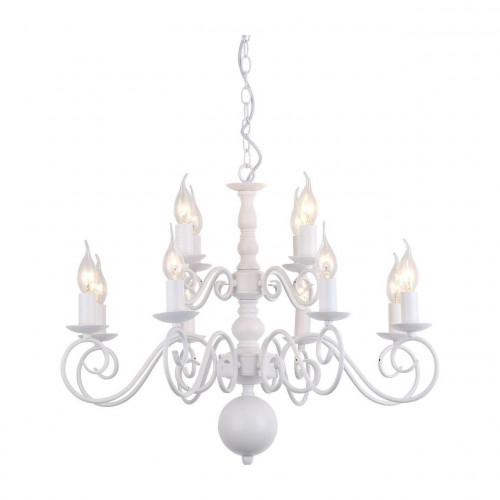 подвесная люстра arte lamp a1129lm-12wh в Красноярске