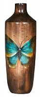 ваза настольная fresco turquoise butterfly в Красноярске