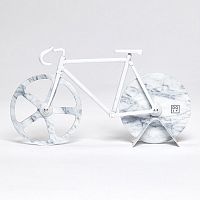 нож для пиццы из нержавеющей стали the fixie, белый мрамор в Красноярске