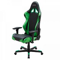 кресло геймерское dxracer racing черно-зеленое в Красноярске