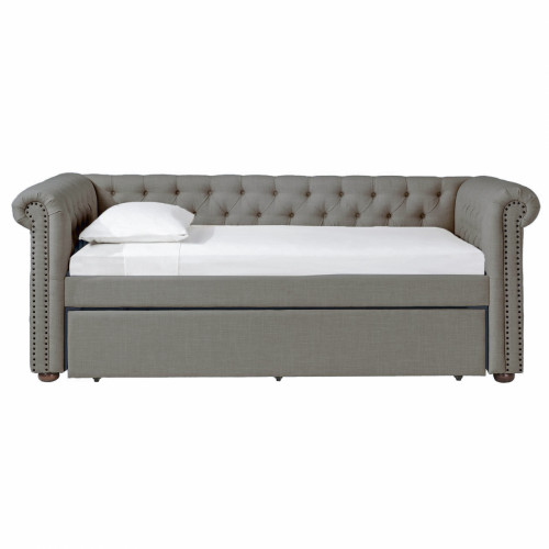 диван-кровать подростковый 140х200 серый chelsy в Красноярске